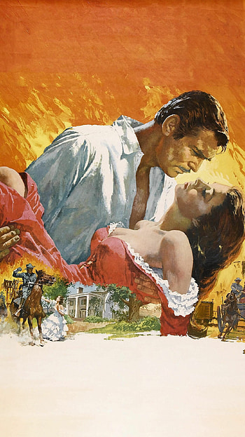 Gone with the Wind 1939, Dreamy atmosphere, Artistic representation, Unforgettable moments HD phone wallpaper