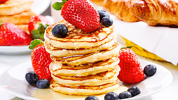 Fresh blueberries, Sweet and tart, Healthy snack, Pancake topping HD wallpaper