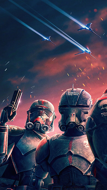 Star wars bad batch HD phone wallpaper