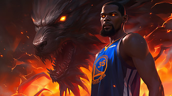 Kevin Durant Warriors, NBA, Golden State Warriors, Kevin Durant HD wallpaper