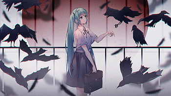2022 Hatsune Miku , hatsune-miku, vocaloid, anime, anime-girl, artist, artwork, digital-art HD wallpaper