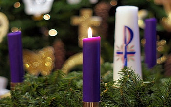 First Advent Candle, decoration, Christmas, Advent, candle HD wallpaper
