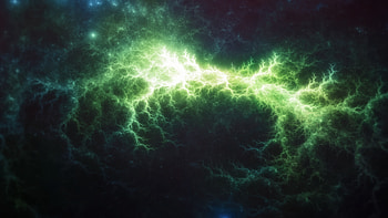 Abstract, Lightning, Bright, Fractal, Glow, Cloud HD wallpaper