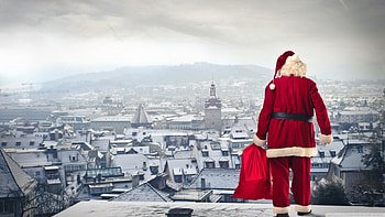 Santa is coming, vinemos, 2017, craciun, vine HD wallpaper