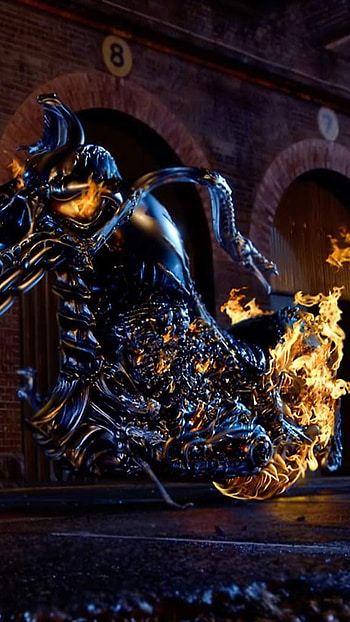 3d Bike, Fire Theme, bike model HD phone wallpaper