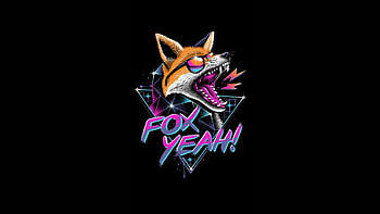 Fox, Fearless predator, Striking presence, Powerful aura HD wallpaper