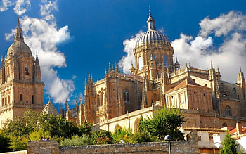 Spain, sky, city, cloud HD wallpaper