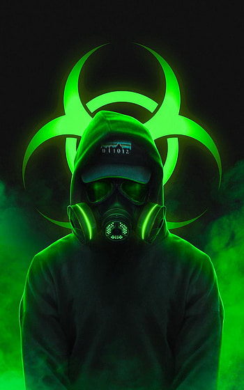 toxic, art, gas_mask HD phone wallpaper