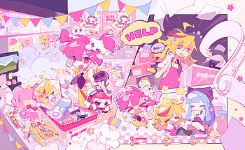 Muse Dash, Rin (Muse Dash), Marija (Muse Dash), Buro (Muse Dash) HD wallpaper