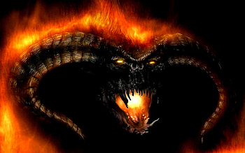 Gandalf, Balrog, Jaw-dropping fight, Stunning backgrounds HD wallpaper