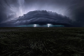 Shelf Clouds , clouds, lightning, nature HD wallpaper