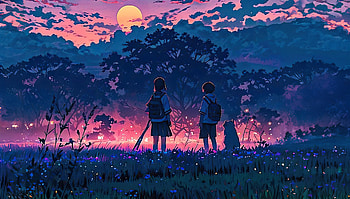 Softly Fades The Day Last Light, artist, artwork, digital-art, ai HD wallpaper