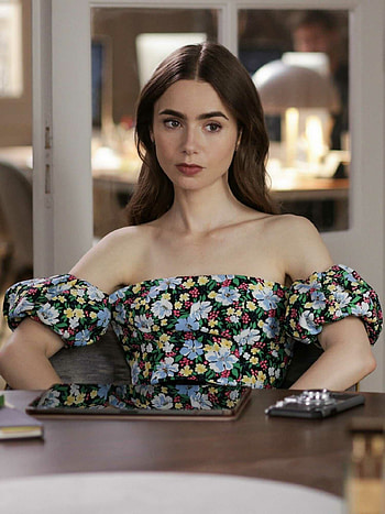 Lily Collins, Emily in Paris, , Stunning Look HD phone wallpaper