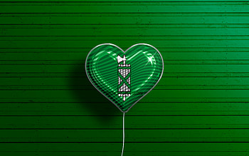 I Love St Gallen, , realistic balloons, green wooden background, Day of St Gallen, swiss cantons, flag of St Gallen, Switzerland, balloon with flag, Cantons of Switzerland, St Gallen flag, St Gallen HD wallpaper