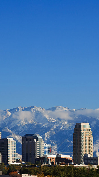 Salt Lake City Skyline, , , 3 HD phone wallpaper