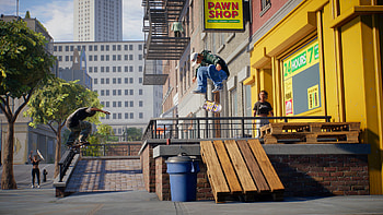 Skate (Game): Urban Kickflip | City Skate | Rail Grind Action, video game, Skate. (Game), Skateboarding trick, gaming environment HD wallpaper