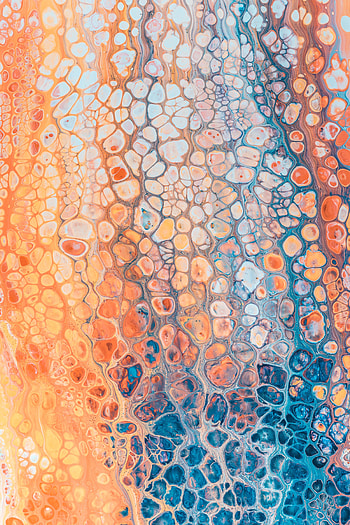 Abstract, Bubbles, Paint, Surface, Stains, Spots HD phone wallpaper