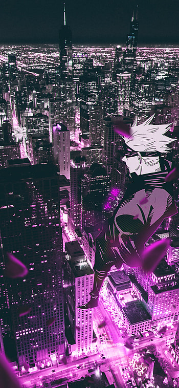 Gojo Satoru, naruto, magenta, pink, gojosatoru, jjk, jujutsukaisen, onepiece, yujiitadori, sukuna HD phone wallpaper