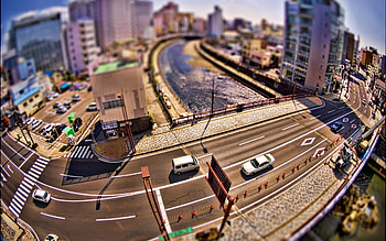 Fish Eye Lens graphy, graphy, city HD wallpaper