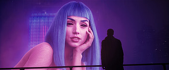 Blade Runner 2049 cyberpunk movie, Ana de Armas, Ryan Gosling, Stunning resolution HD wallpaper