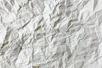 High-resolution of crumpled white paper texture, perfect for design projects. HD wallpaper