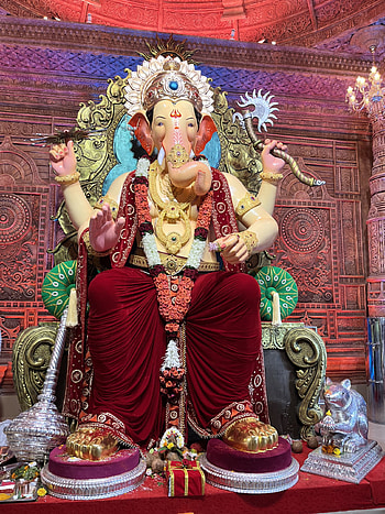 Lalbaug cha Raja 2022, Ganpati, Lambodar HD phone wallpaper