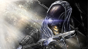 Artwork Games Mass Effect 3 Tali Zora HD wallpaper