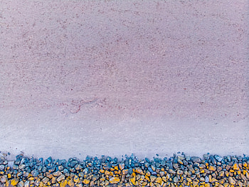 Nature, Stones, Beach, Sand, View From Above HD wallpaper