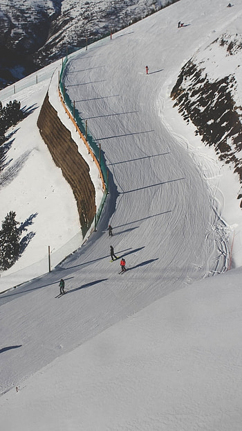 Slope, White Ice HD phone wallpaper