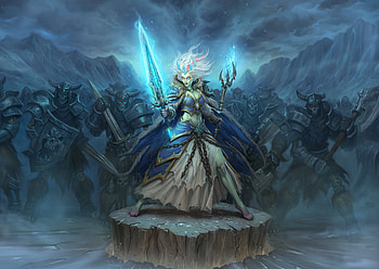 Frost Lich Jaina Hearthstone 2018, hearthstone, games HD wallpaper