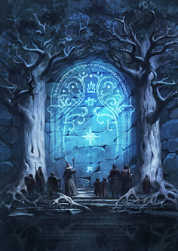 Pixalry, Moria Gate HD phone wallpaper