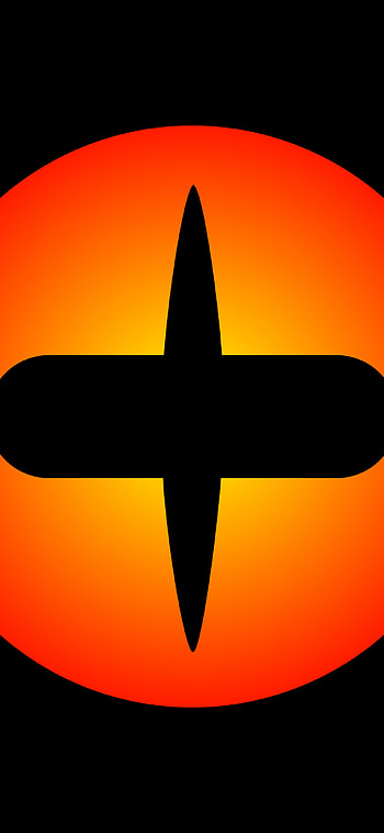 Kyubi_senjutsu_eye, Kurama (Naruto), minimalist, Anime, Naruto, minimalist anime HD phone wallpaper