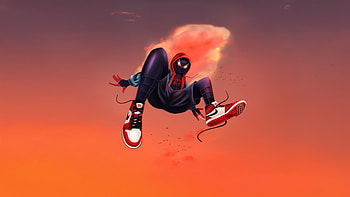 Miles Morales Fearless Guardian, miles-morales, spiderman, superheroes, artwork, art, digital-art, deviantart HD wallpaper