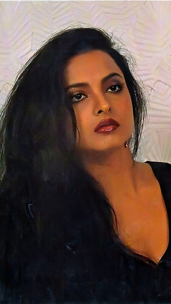 Rekha, bollywood queen, vintage HD phone wallpaper