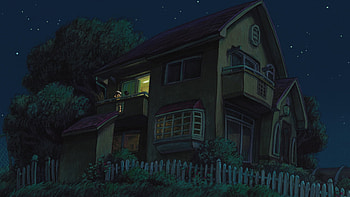 Ponyo, On the cliff by the sea, Background, Fanpop HD wallpaper