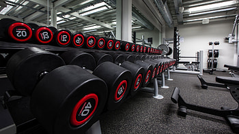 Gym aesthetics, Fitness inspiration, Workout space, Motivational atmosphere HD wallpaper