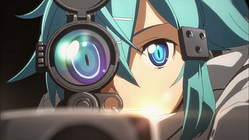SAO 2 Gun Gale Online Sinon 6o HD wallpaper