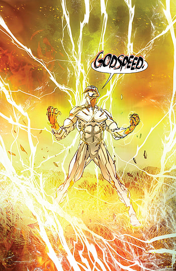 Godspeed, Flash's nemesis, Comics villain, High-speed chase HD phone wallpaper