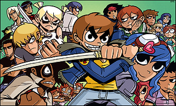 Scott Pilgrim Comic Cast, vs, scott, world, the, pilgrim HD wallpaper
