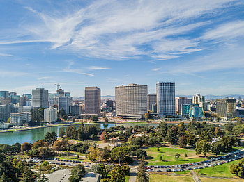 Oakland Skyline, Travel, Points and miles, Nerdwallet HD wallpaper