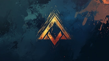 Blue and Yellow Rune: Stunning, Rune HD wallpaper