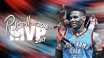 ... Russell Westbrook: 2016-2017 NBA MVP by SkdWorld HD wallpaper