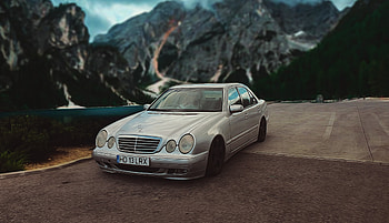 Mercedes Benz, tuning, tuned, w210 HD wallpaper