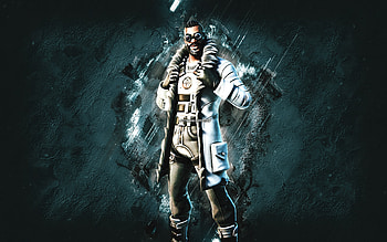 Fortnite White Renegade Shadow Skin, Fortnite, main characters, blue stone background, White Renegade Shadow, Fortnite skins, White Renegade Shadow Skin, White Renegade Shadow Fortnite, Fortnite characters HD wallpaper
