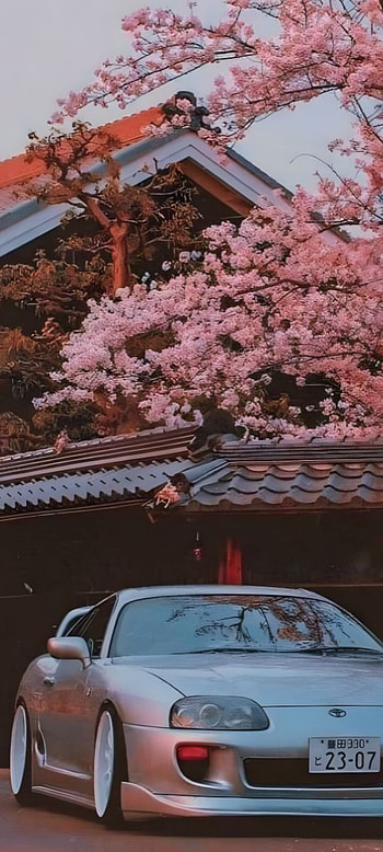 Toyota Supra MK4, Nostalgic HD phone wallpaper
