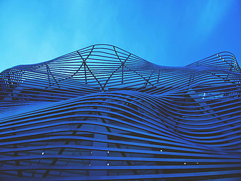 Architecture, Building, Miscellanea, Miscellaneous, Construction, Design, Stripes, Streaks, Bends HD wallpaper