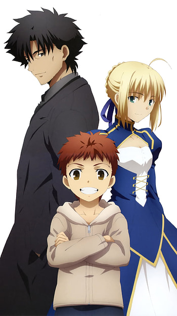 Fate/Stay Night: Unlimited Blade Works, Saber (Fate Series), Shirou Emiya, Anime, Fate/Zero HD phone wallpaper