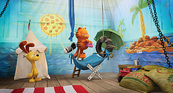 The Garfield Movie : Garfield & Odie Fun, movie, The Garfield Movie, Garfield, odie HD wallpaper