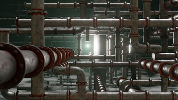 3D, Glow, Metal, Metallic, Pipes, Tubing HD wallpaper