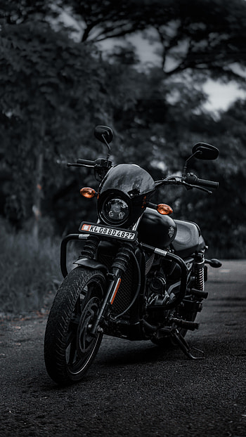Motorcycles, Front View, Bw, Chb, Motorcycle, Bike, Headlight HD phone wallpaper
